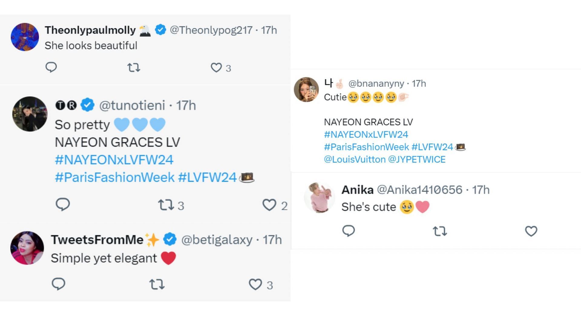 Fans react to Nayeon's visuals (Image via SportsKeeda)